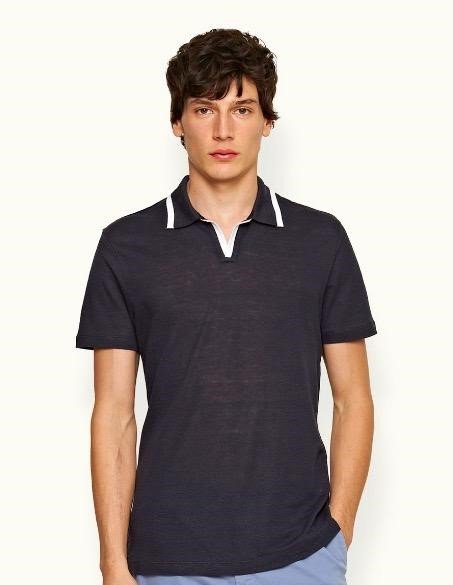 Orlebar Brown Felix Linen Polo 