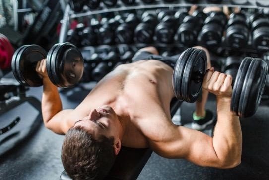 Flat Dumbbell Bench Press