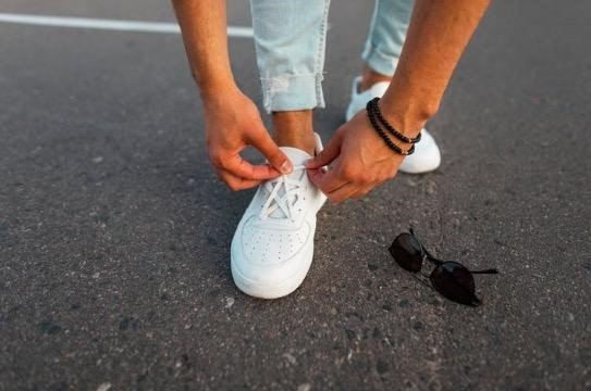 How do I keep my white sneakers looking fresh?