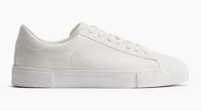 H&M Minimalist White Sneakers