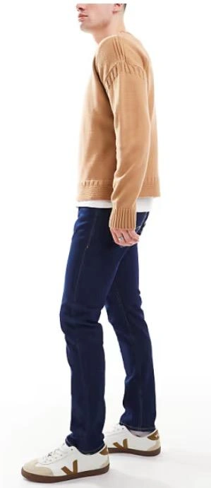 Jack & Jones Glenn slim fit jeans in dark blue wash