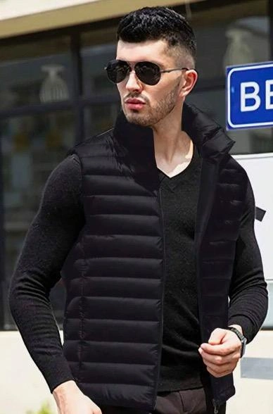 Shein Lightweight Padded Puffer Vest