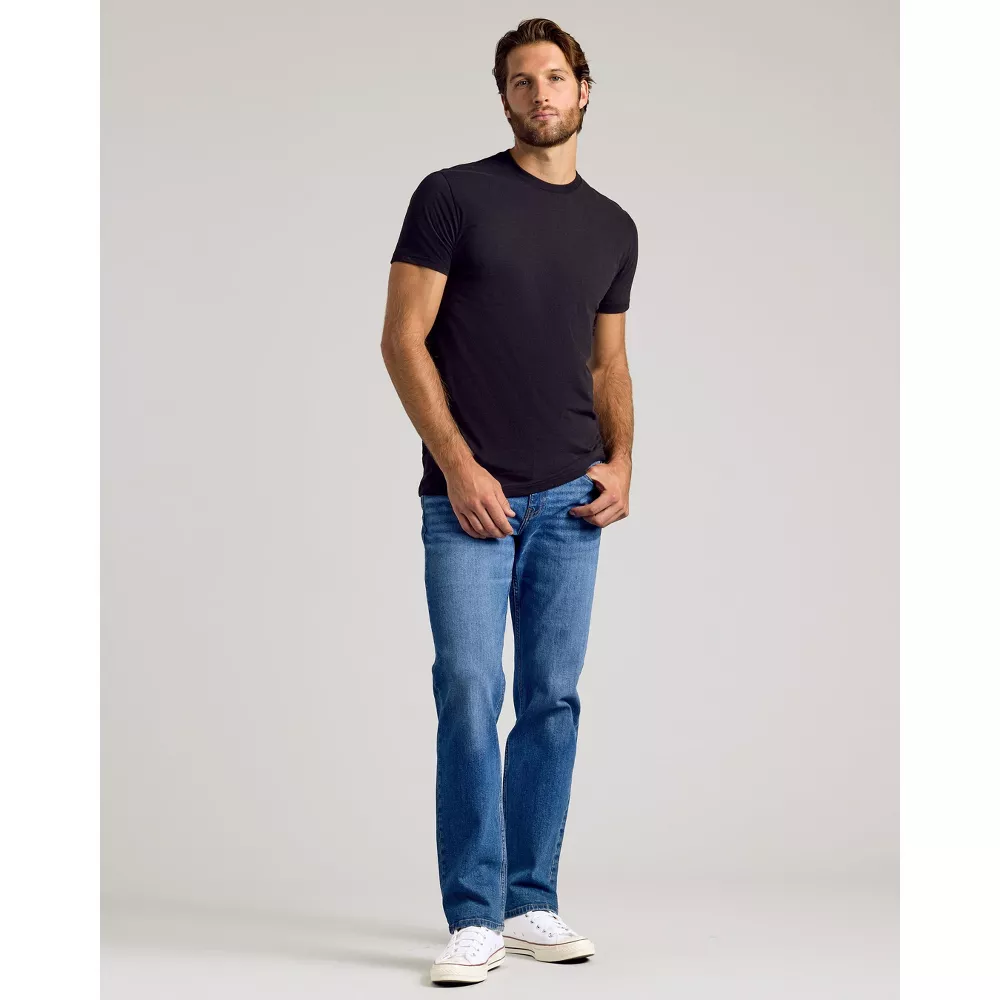 Men's All Black Short Sleeve Crew Neck